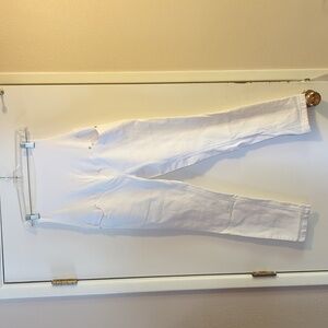 Maternity White Straight Legs Pants